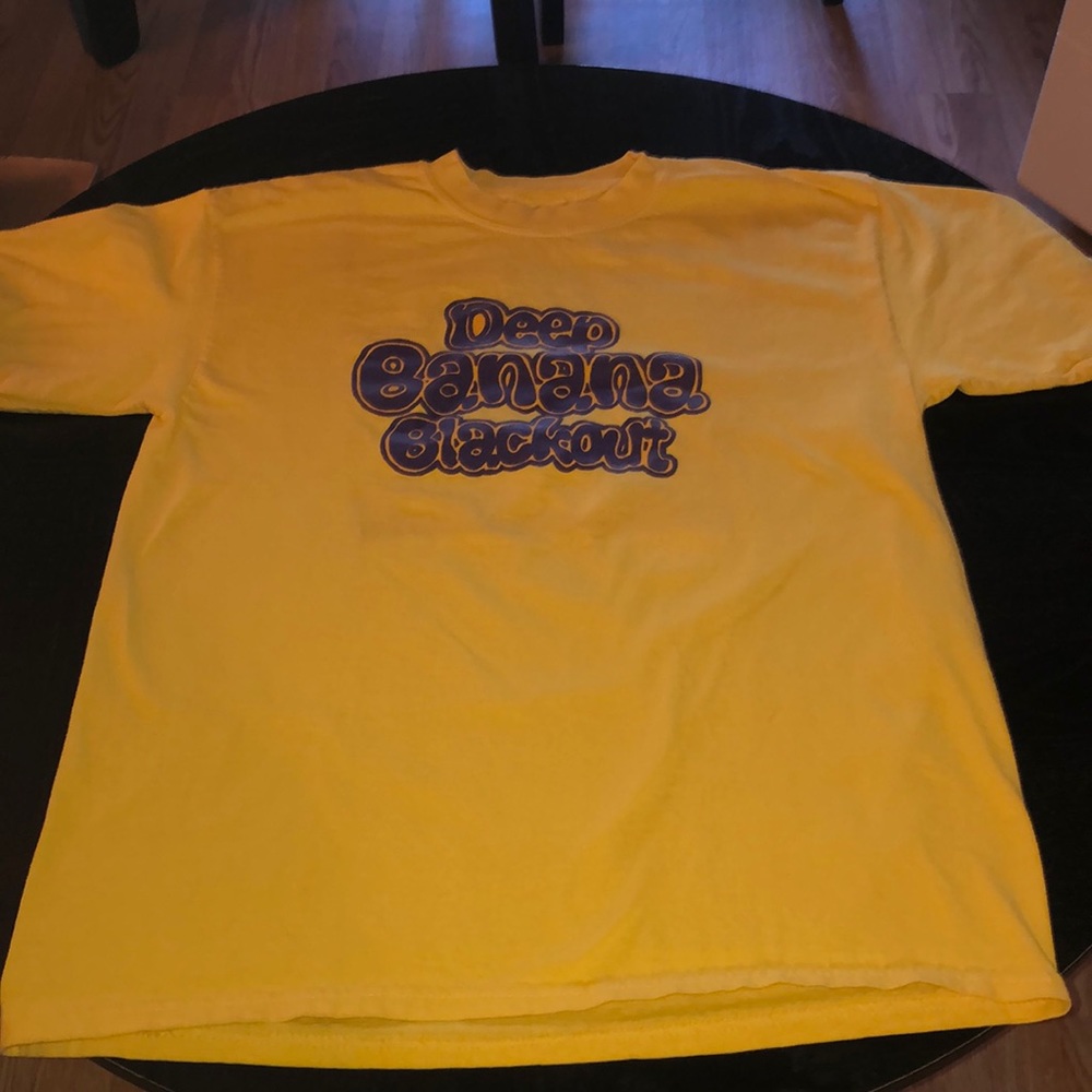 Deep Banana Blackout- T Shirt- Size L
